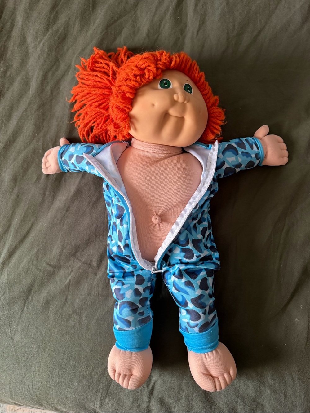 Vintage 1983–1984 Coleco Cabbage Patch Kids Doll #2 Head Mold KT Red Hair